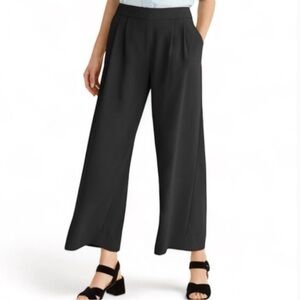 J. Crew Wide-leg Crop Pant in 365 Crepe